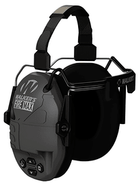 Walkers Firemax Digital Muff Behind The Neck features black ear cups and headband